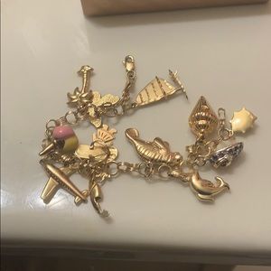 This is a 14k gold bracelet and a 14k gold ring